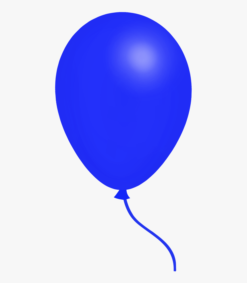 Blue Balloon Clipart - Balloon, HD Png Download, Free Download