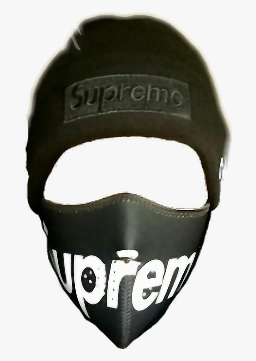 #supreme #hat #mask #beanie #memezasf - Transparent Supreme Face Mask Png, Png Download, Free Download