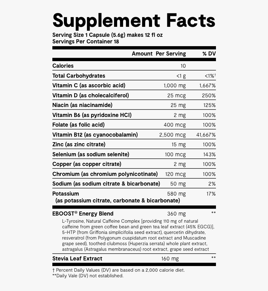 Nfacts-eboost - Biscotti Nutrition, HD Png Download, Free Download