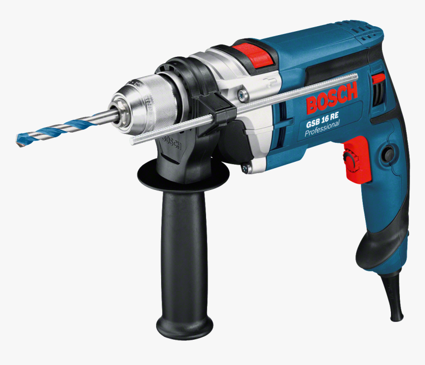 Power Drill Machine , Png Download - Gsb 1600 Re Bosch, Transparent Png, Free Download