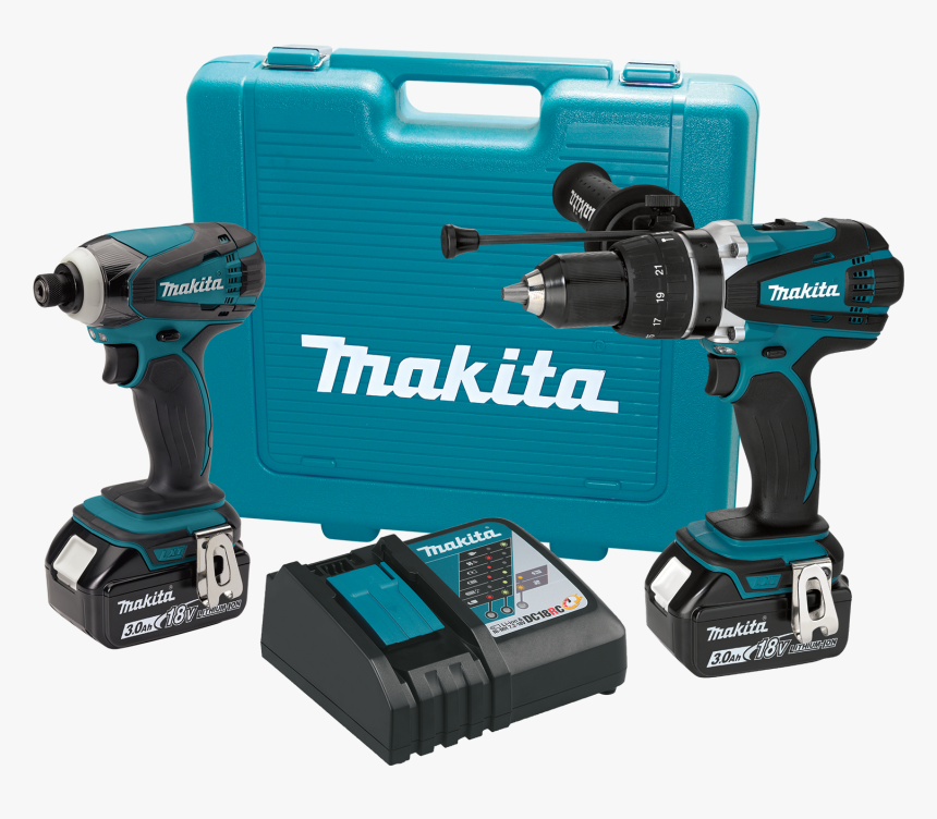 Cordless Drill Set , Png Download - Makita Drill Driver Set, Transparent Png, Free Download