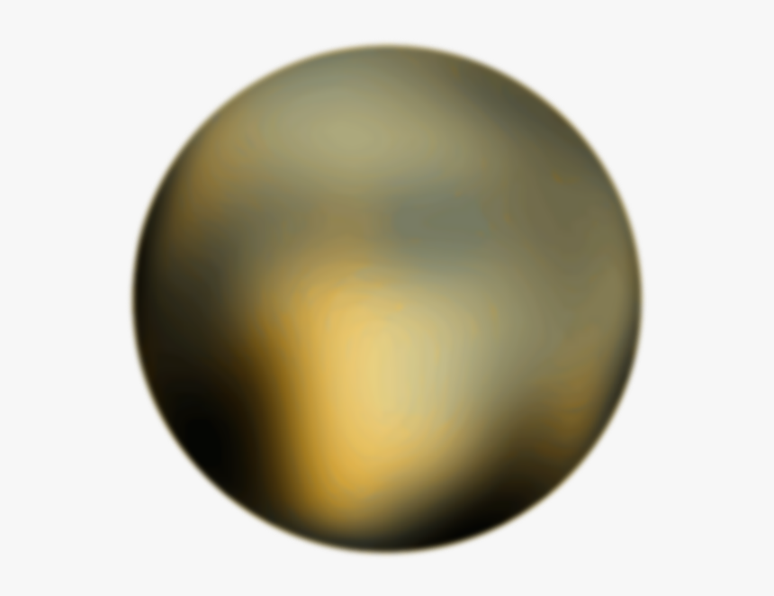 Pluto 180 Degree Face From Hubble Telescope Png Clip - Circle, Transparent Png, Free Download