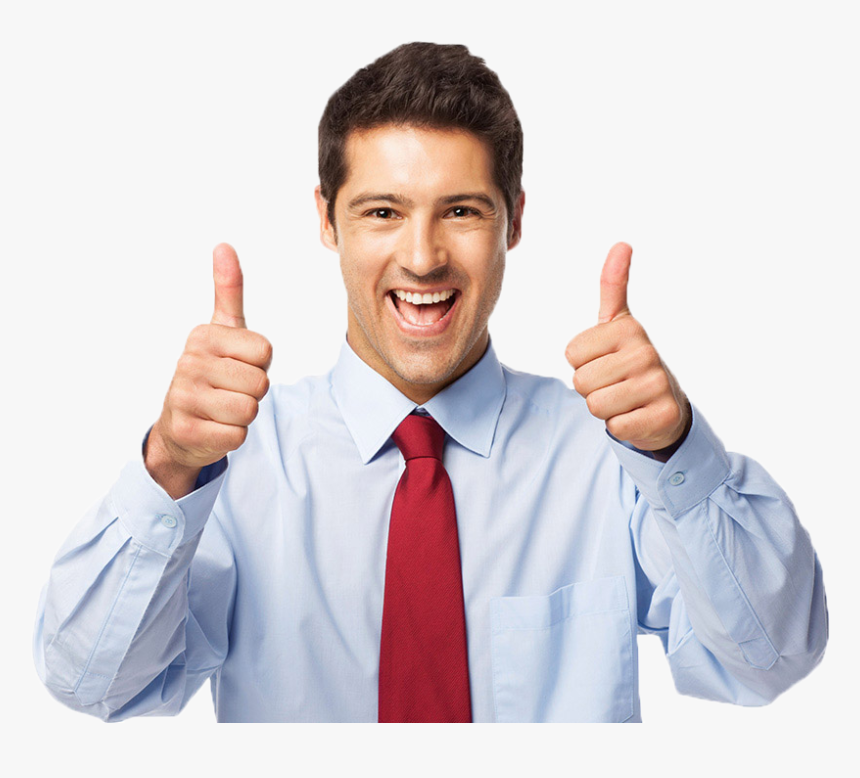Man With Thumbs Up Png , Png Download - Thumbs Up Guy Png, Transparent Png, Free Download