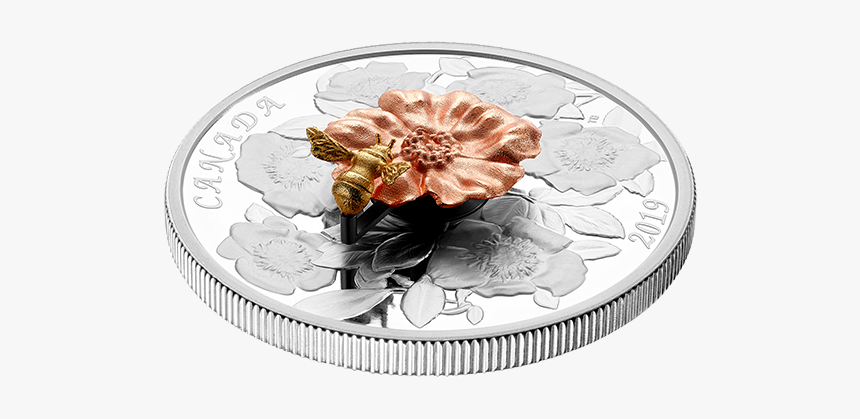 Bumblebee Rose Canadian Coin, HD Png Download, Free Download