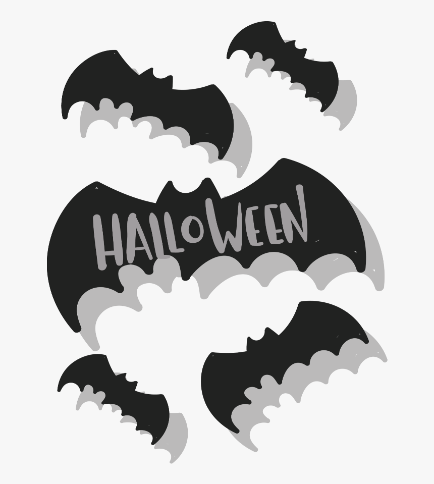 #mq #black #halloween #bats #bat - Murcielago Halloween Emoji Png, Transparent Png, Free Download