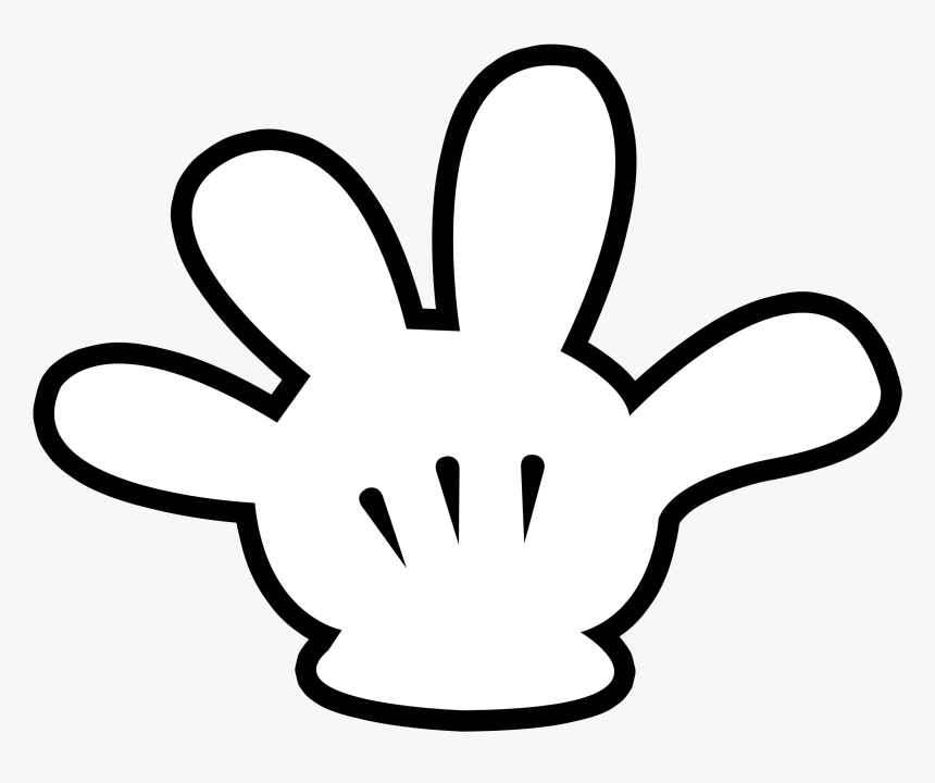 Mickey E Minnie - Mickey Mouse Hand Png, Transparent Png, Free Download