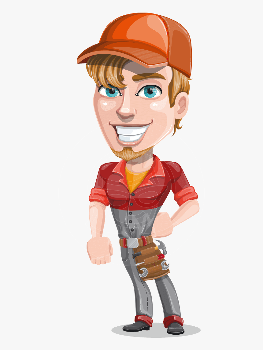 Vector Mechanic Character Png, Transparent Png, Free Download