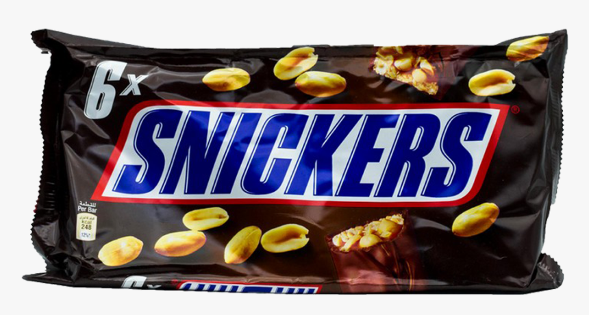 Snickers Chocolate 6 Pack 300 Gm - Snickers Ice Cream Bar 5 Pack, HD Png Download, Free Download