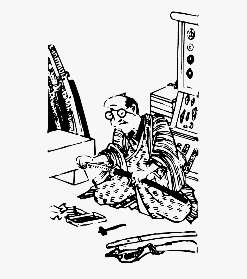 Free Ukiyo E Illustration Of Profession In The Edo - Cartoon, HD Png Download, Free Download