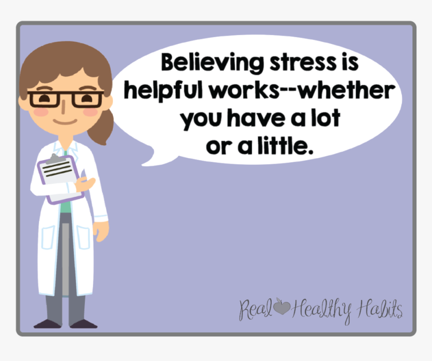 Stress Can Be Helpful Or Harmful You Choose Which One - Cartoon, HD Png Download, Free Download