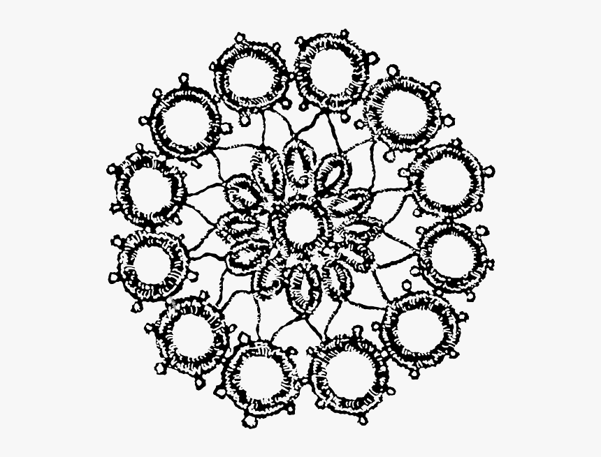 Mandala Lace Clip Art - Lace Clip Art, HD Png Download, Free Download