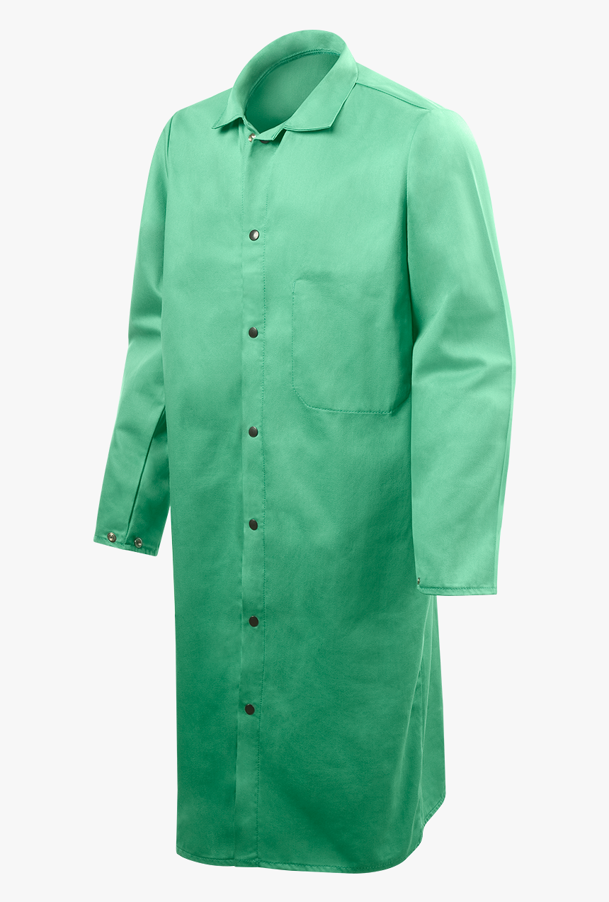 Fire Retardant Green Long Coat, HD Png Download, Free Download