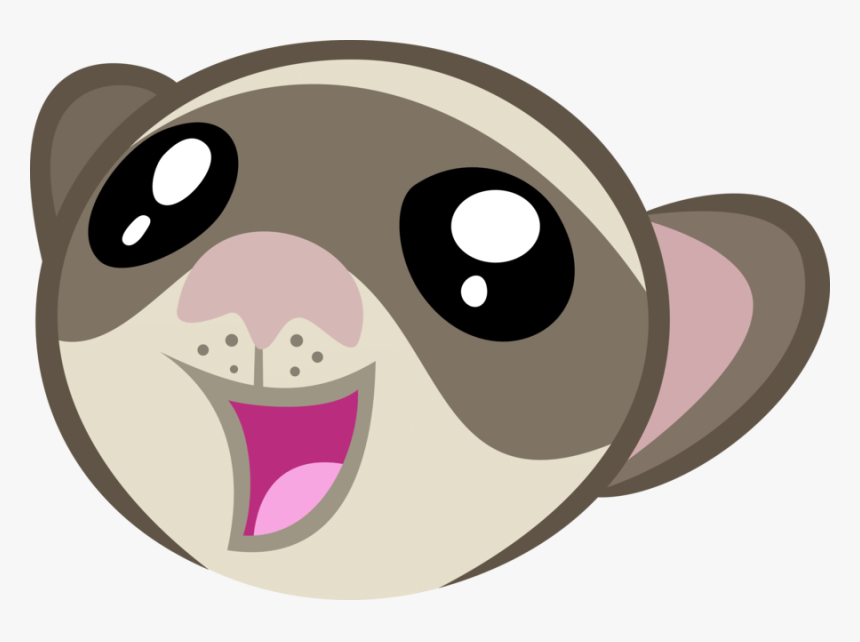 Ferret Face Cliparts - Ferret Cartoon Png, Transparent Png, Free Download