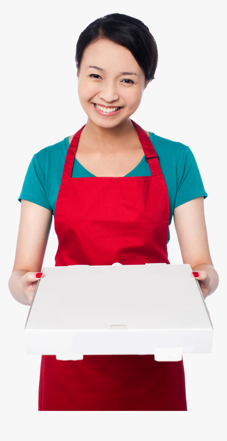 Women Holding Box - Women In Kitchen Png, Transparent Png, Free Download