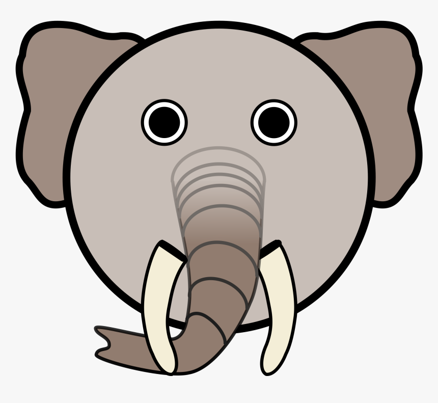 Clipart Animals Elephant - Elephant Icon Clipart, HD Png Download, Free Download