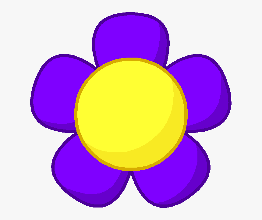 Purple Flower Body - Bfdi Flower Body, HD Png Download, Free Download