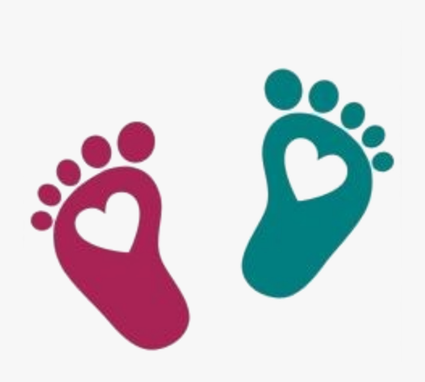 Baby Feet Png , Png Download - Heart Baby Feet Logo, Transparent Png, Free Download