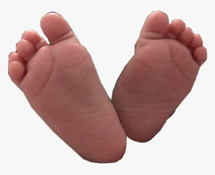 #baby #babyfeet #babyshower #babylove #freetoedit - Barefoot, HD Png Download, Free Download
