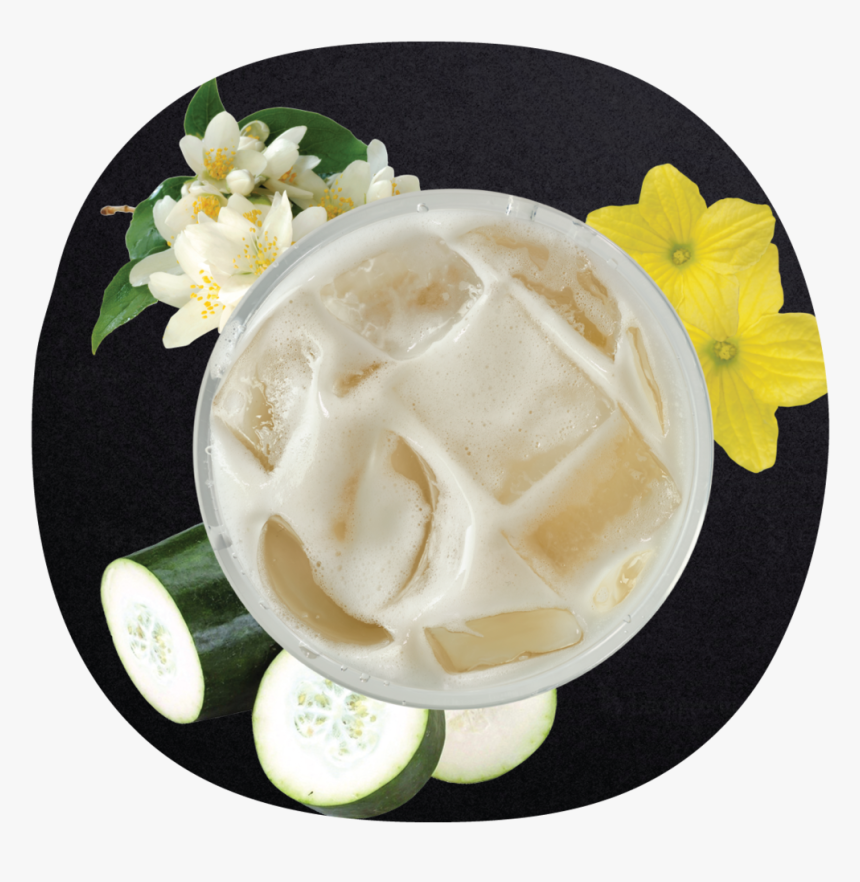 Winter Melon Green Milk Tea Front - Vanilla Ice Cream, HD Png Download, Free Download