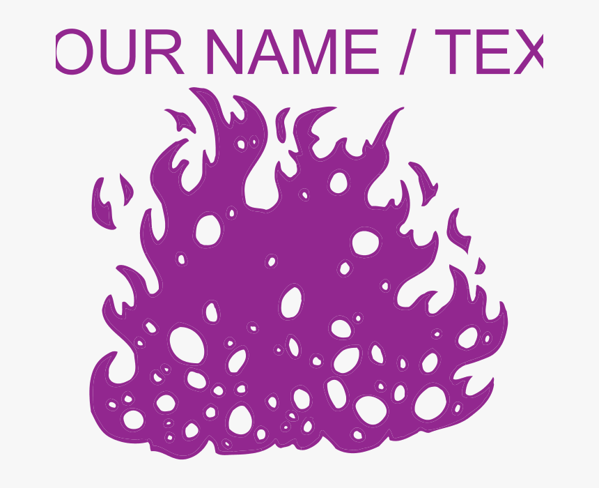 Purple Fire Tank Top , Png Download - Polka Dot, Transparent Png, Free Download