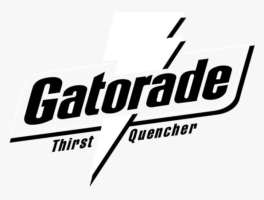 Gatorade Logo Black And White - Gatorade, HD Png Download, Free Download