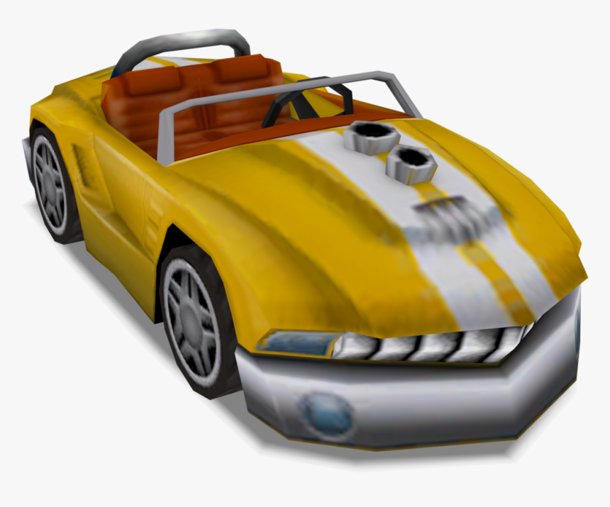 Crash Tag Team Racing Yellow Horde - Crash Tag Team Racing Car, HD Png Download, Free Download