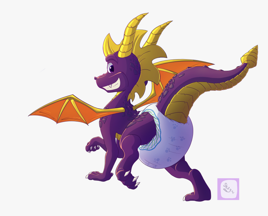 Spyro"s Butt - Cartoon, HD Png Download, Free Download