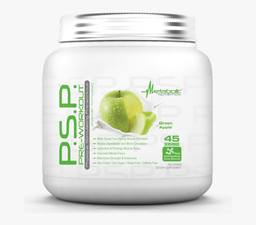 Green Apple - Psp Pre Workout, HD Png Download, Free Download