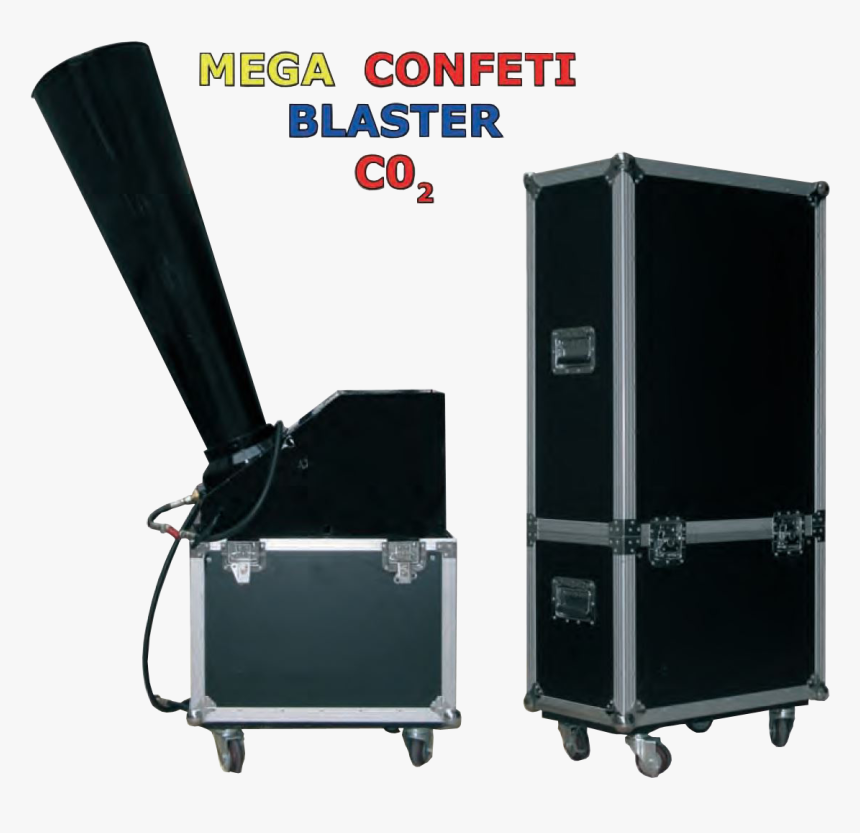 Mega Confeti Blaster Co2 - Hand Luggage, HD Png Download, Free Download