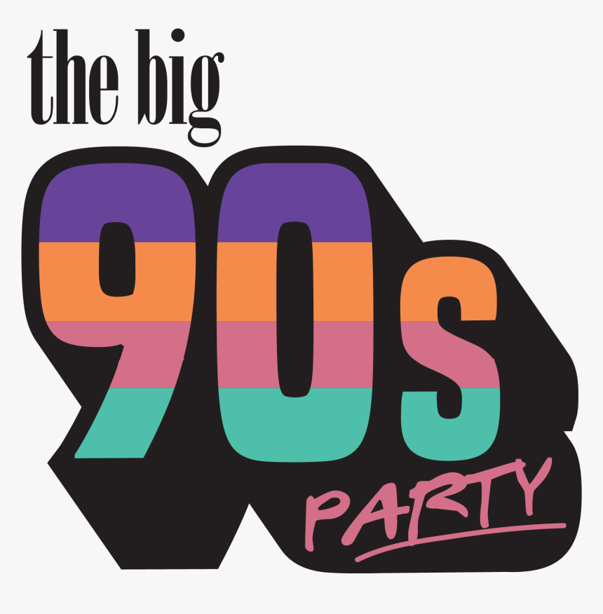 Big 90s Party Logo Transparent - 90s Party Png, Png Download, Free Download