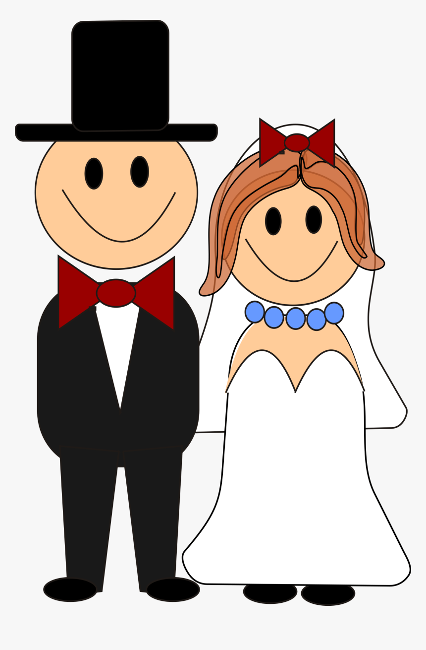 Bride And Groom Graphics Free This Cute - Q And U Wedding Clipart, HD Png Download, Free Download