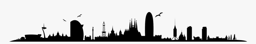 About Us - Barcelona Skyline Silhouette Png, Transparent Png, Free Download