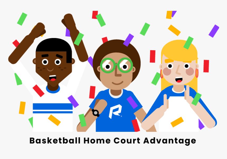 Basketball Home Court Advantage - Cartoon, HD Png Download, Free Download