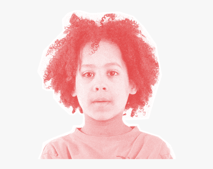 R233 Boy Afro Pinkred 600px - Red Hair, HD Png Download, Free Download
