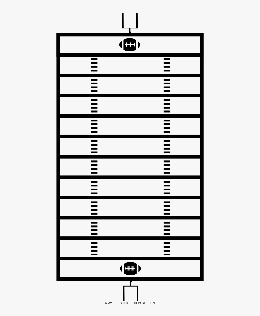 Football Field Coloring Pages - Transparent Football Field Clipart With Regard To Blank Football Field Template