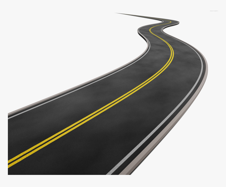 Road Curve Sticker Clip Art - Road Transparent Background, HD Png Download, Free Download