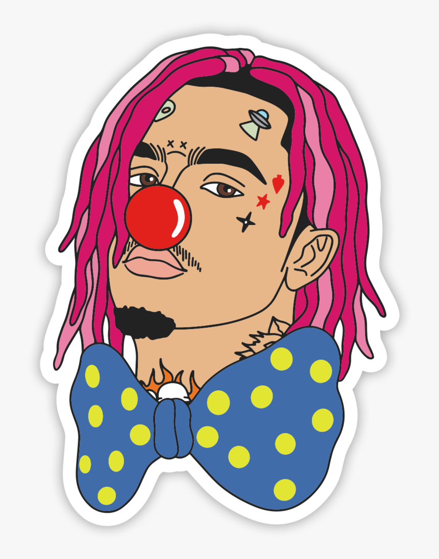 Lil Pump Clown Sticker, HD Png Download, Free Download