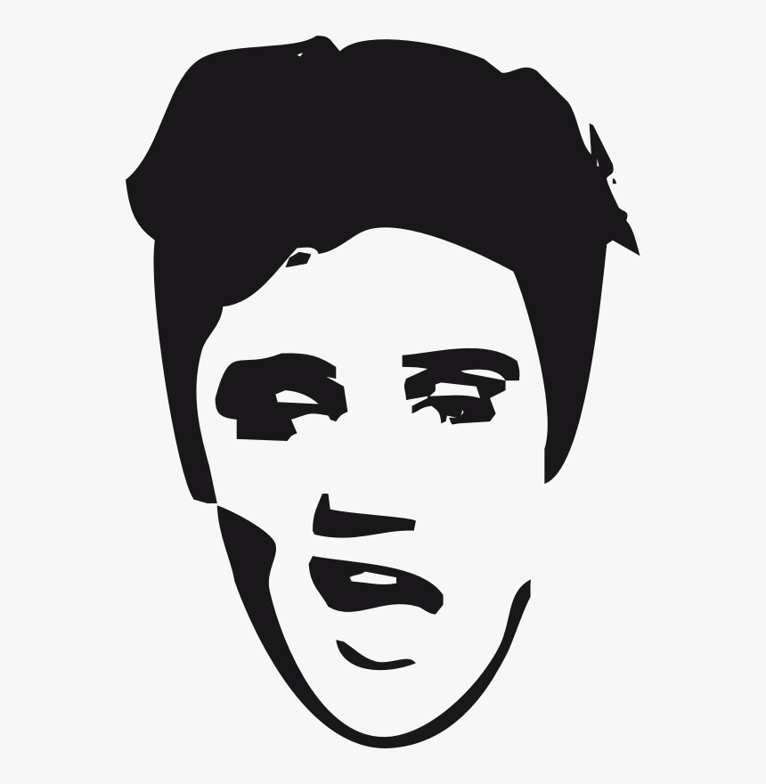 Elvis Face - Elvis Presley Drawing Easy, HD Png Download, Free Download