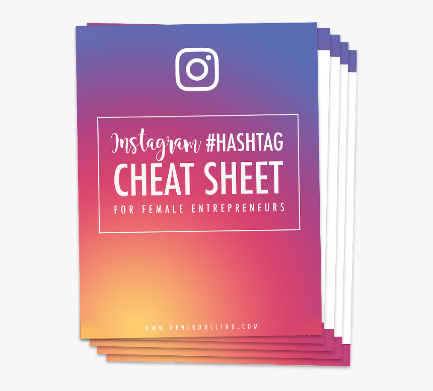 Instagram Hashtag Cheat Sheet - Instagram Cheat Sheet, HD Png Download, Free Download