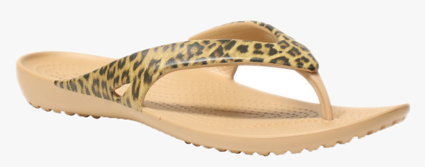 Crocs Kadee Ii Leopard Print 202559 Gold - Ballet Flat, HD Png Download, Free Download