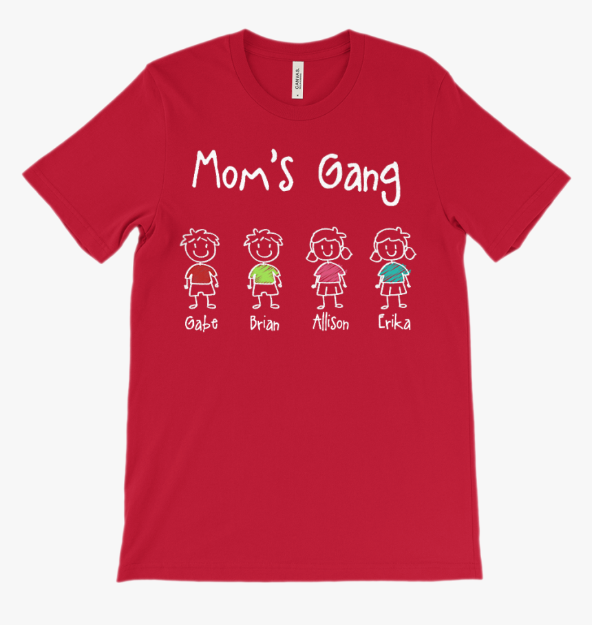 Custom Stick Figure Family Mom"s Gang - Cey No Limit Shirt, HD Png Download, Free Download
