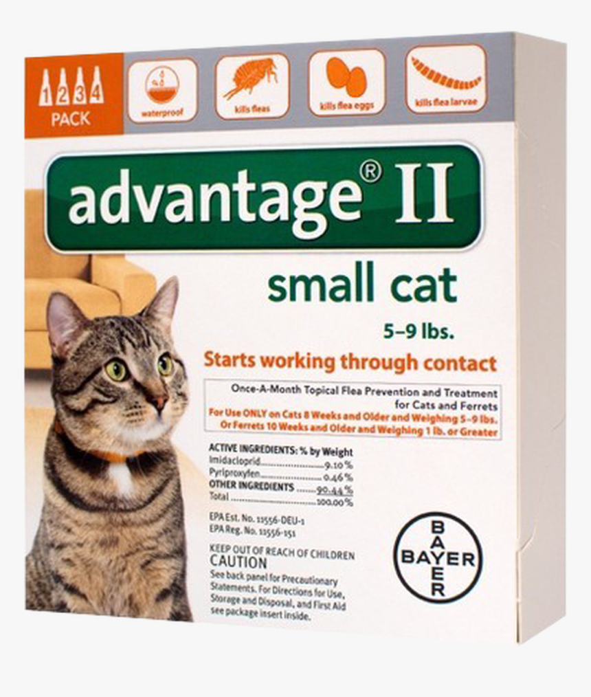 Advantage 2 For Cats, HD Png Download, Free Download