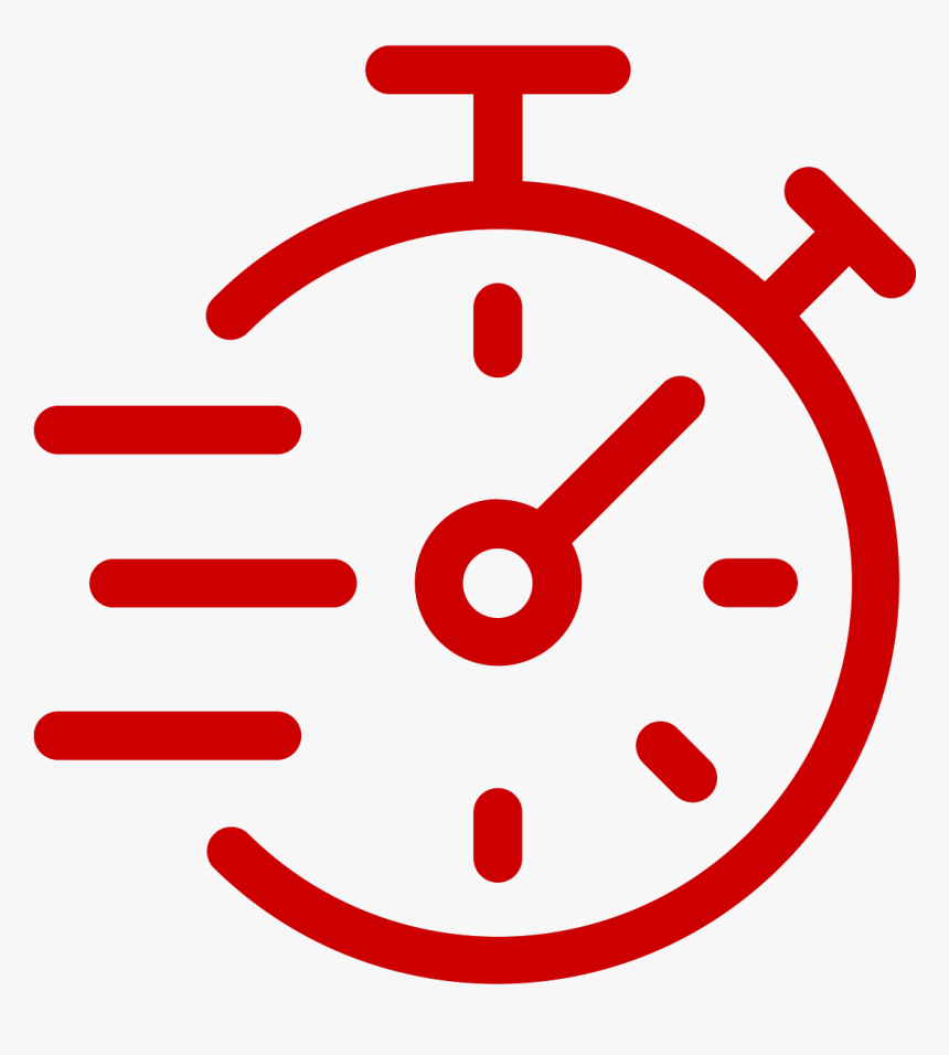 Red Stopwatch Png - More Productive, Transparent Png, Free Download