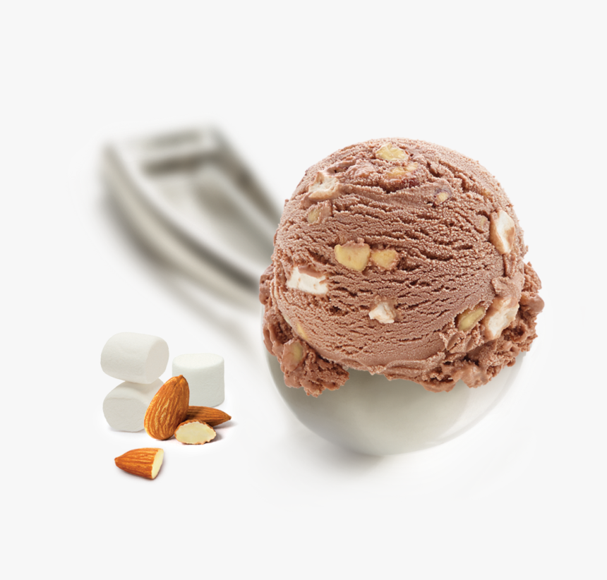 Rocky Road - Transparent Rocky Road Ice Cream, HD Png Download, Free Download