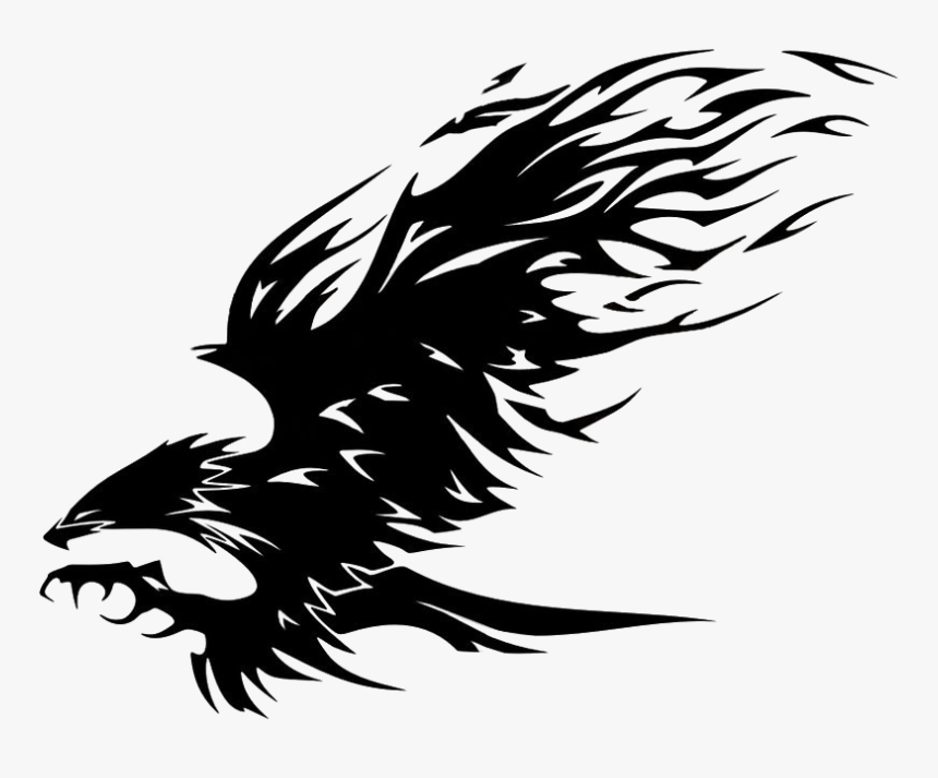 Eagle Tattoo Png Pic - Tribal Eagle Tattoo, Transparent Png, Free Download