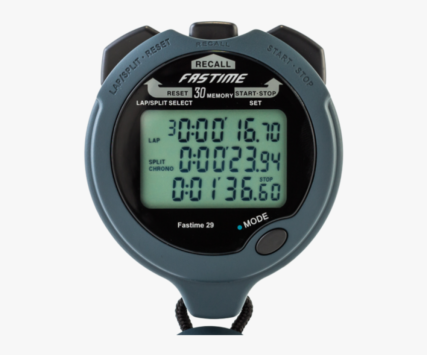 30 Lap Memory Stopwatch With Countdown Timer"
 Title="fastime - Time Watch Athletics, HD Png Download, Free Download