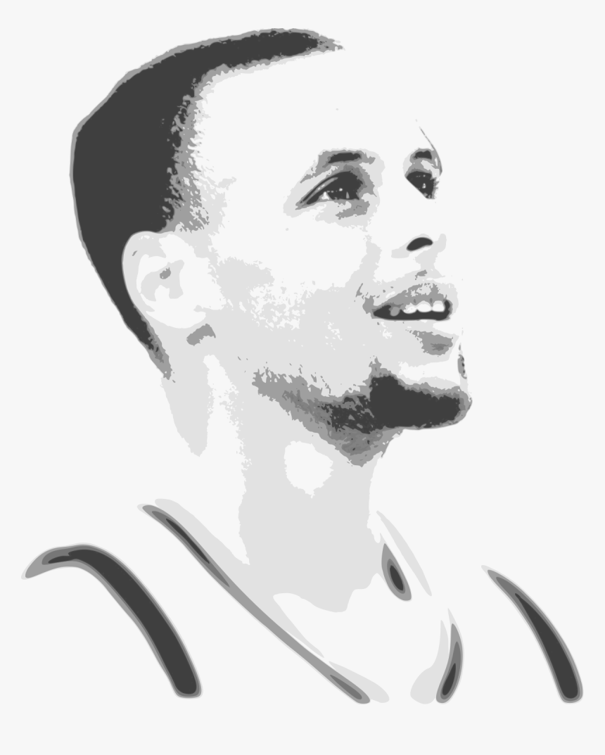 Stephen Curry Black And White, HD Png Download, Free Download