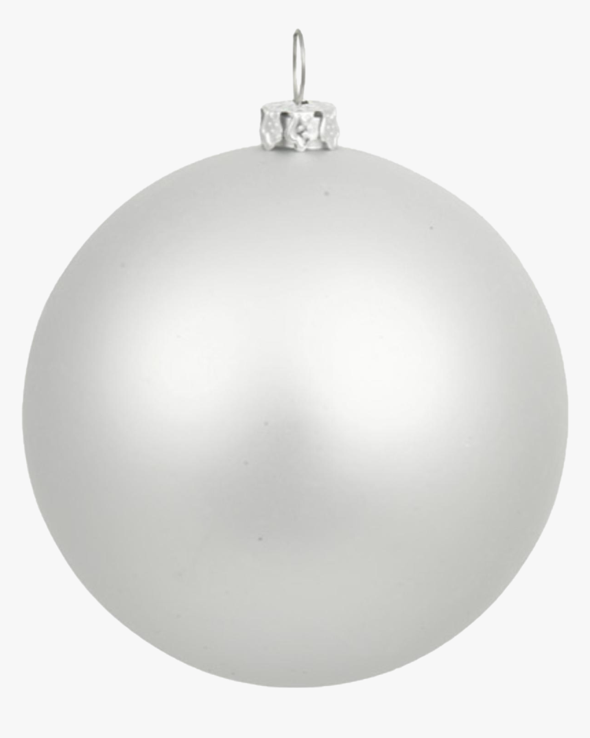 White Christmas Ball Transparent Png - White Christmas Ornament Png, Png Download, Free Download