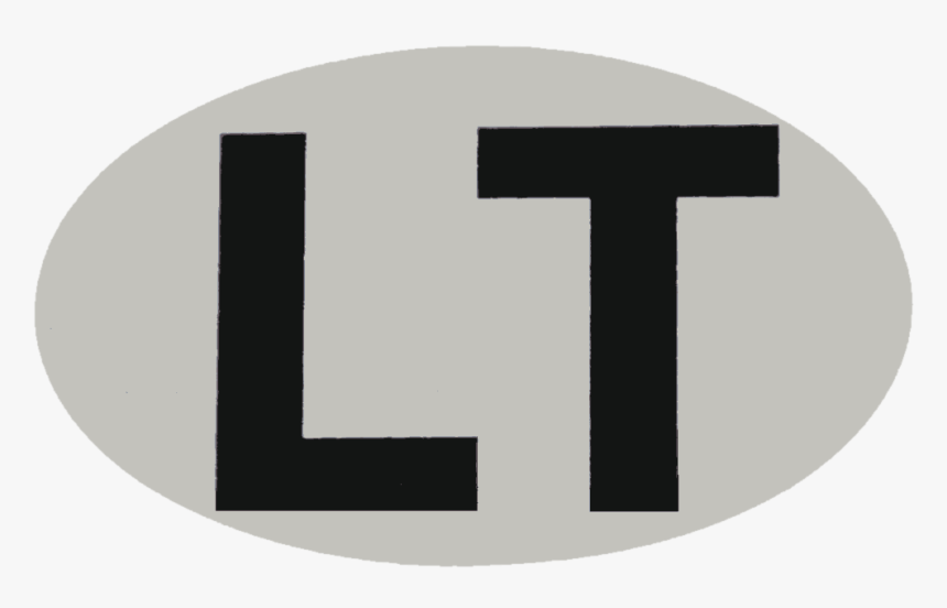 Lt International Vehicle Registration Oval - Circle, HD Png Download, Free Download