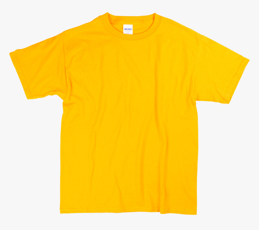 Yellow Gildan T Shirt Png, Transparent Png, Free Download